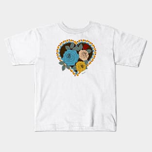 Colorful Roses Kids T-Shirt